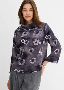 Bluse av strukturert krepp, bonprix