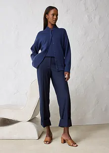 Bukse med ull, Flared, bonprix