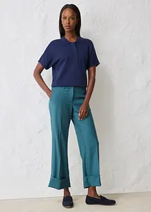 Bukse med ull, Flared, bonprix