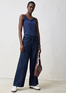 Singlet med ull og blonder, bonprix