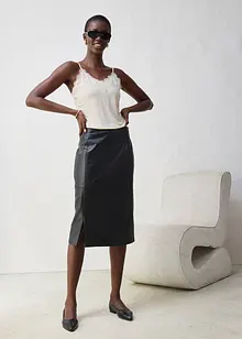 Singlet med ull og blonder, bonprix