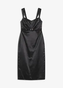 Maxikjole i lett sateng, bonprix