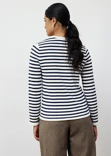 Strikkejakke med silkeandel, bonprix