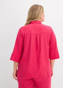 Bluse i kjølende linmiks, bonprix