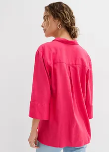 Bluse i kjølende linmiks, bonprix