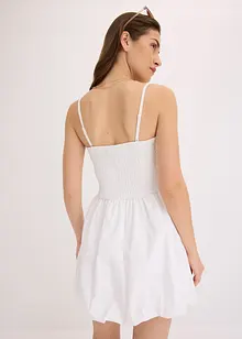 Bandeaukjole i ren bomull, bonprix