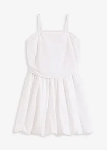 Bandeaukjole i ren bomull, bonprix