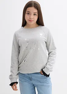 Sweatshirt i 100% bomull, bonprix