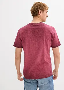Kortermet bestefartrøye i 100% økologisk bomull i vasket look, bonprix
