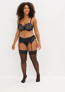 Strømpeholder i delikat Eyelash-blondemateriale, bonprix