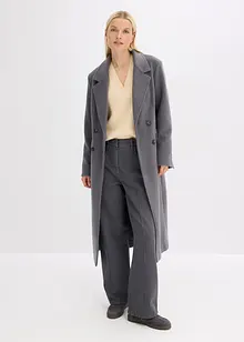 Oversized genser med V-hals, bonprix