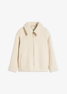 Bomberjakke i myk bouclé, bonprix