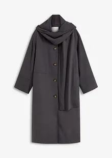 Oversized kåpe av myk viskosemiks, bonprix