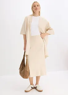 Oversized strikkecape, bonprix