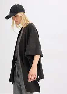 Oversized strikkecape, bonprix