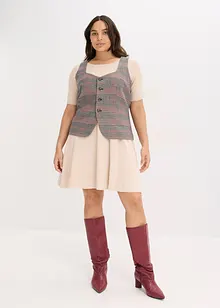 Strikkekjole av myk viskosemiks, bonprix