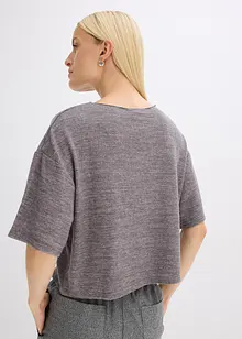 Kort topp i boxy passform, bonprix