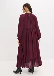 Maxikjole i chiffon, bonprix