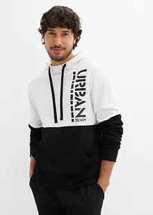 Sweatshirt med hette, Slim Fit, bonprix