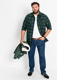 Flanellskjorte i 100% bomull, bonprix