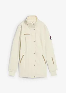 Lang softshelljakke med stretch, vannavvisende, bonprix