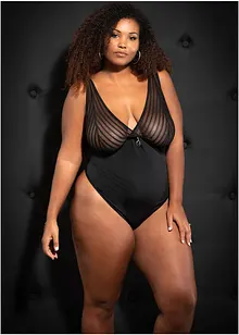 Stringbody med fransk åpning, bonprix