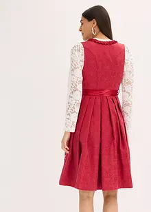 Tyrolerkjole med paljett-forkle (2-delt sett), bonprix