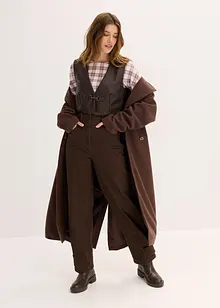 Vest i imitert skinn og used look, bonprix