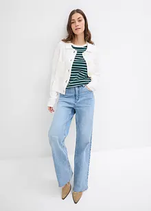 T-skjorte i formstabil, 100% økologisk bomull, bonprix