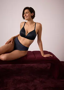 Highwaist-stringtruse med glanseffekt (2-pack), bonprix