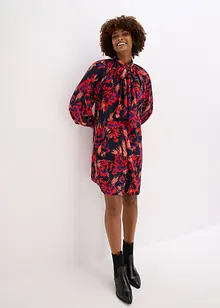 Kjole med sløyfe i kragen, bonprix