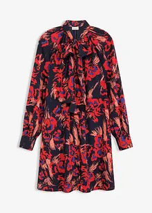 Kjole med sløyfe i kragen, bonprix