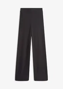 Strikket bukse i myk viskosemiks, bonprix