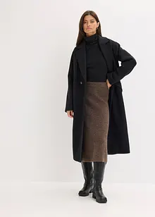 Midi strikkeskjørt, bonprix