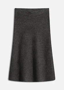 Midi strikkeskjørt, bonprix