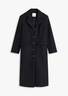 Kåpe i ull-look og maxi-lengde, bonprix