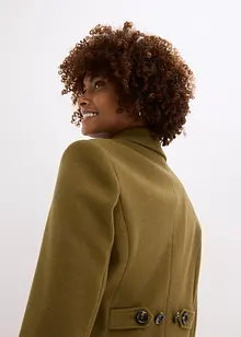 Kåpe i ull-look og maxi-lengde, bonprix