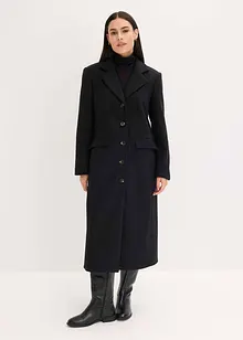Kåpe i ull-look og maxi-lengde, bonprix
