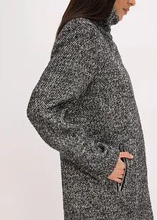 Ledig, kort kåpe i ull-stil, bonprix