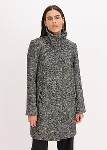 Ledig, kort kåpe i ull-stil, bonprix