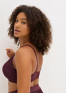 Vattert BH med vatterte skulderbånd og delikate blonder, bonprix