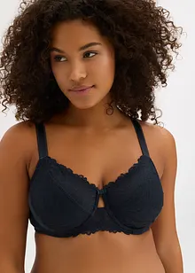 Vattert BH i materiale med glans, bonprix