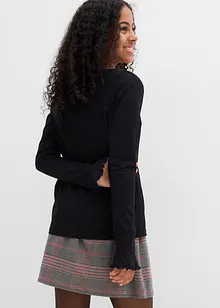 Langermet topp i økologisk bomull med elastan, bonprix