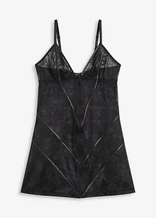 Kjole i blondemateriale med glidelås, bonprix