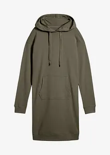 Sweatshirtkjole i 100% bomull, bonprix