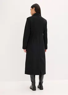 Lang kåpe i ull-stil, bonprix