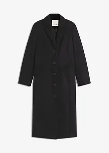 Lang kåpe i ull-stil, bonprix