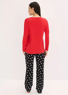 Pyjamas med sovemaske, bonprix