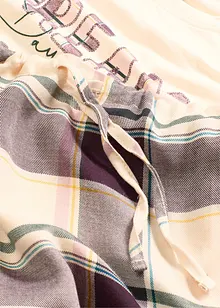 Pyjamas med myk, vevd bukse og gaveforpakning, bonprix