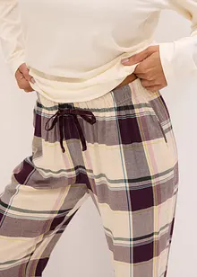 Pyjamas med myk, vevd bukse og gaveforpakning, bonprix